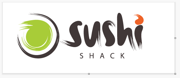 sushi shack bad logo